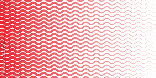 abstract red thin to thick smooth wave line pattern suitable for background.