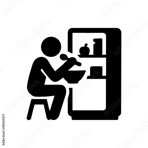 Late Night Binge Eating Icon