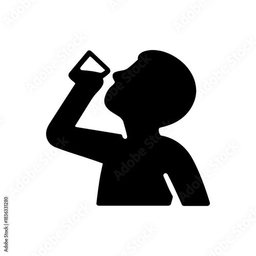 Excessive Alcohol Drinking Habit Icon