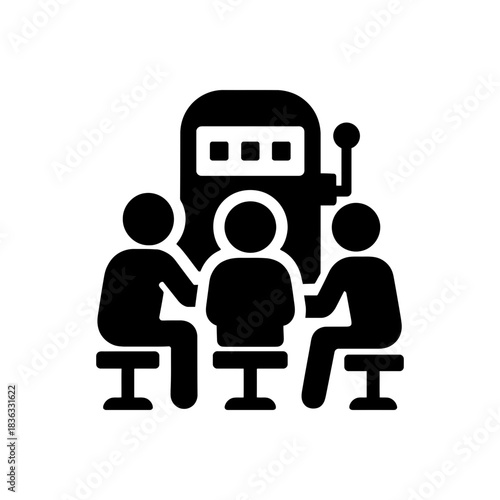 Compulsive Gambling Addiction Group Icon