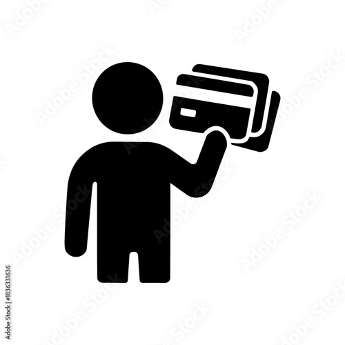 Excessive Credit Card Debt Icon