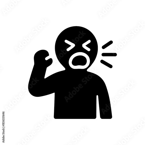 Exhausted Person Yawning Fatigue Icon