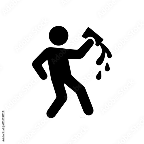 Intoxicated Alcohol Spillage Icon