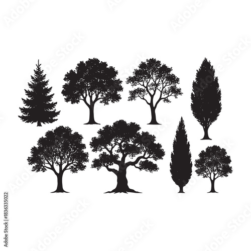 different tree vector