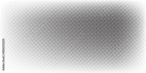 Stylish monochrome halftone backdrop with dense center shading and soft fading edges.