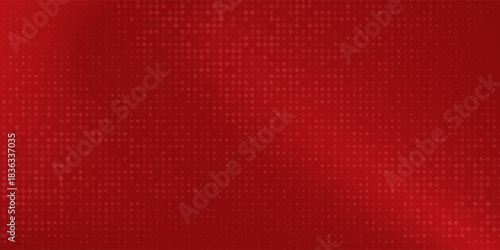 Red diagonal geometric shape with halftone. Modern fiber texture vector eps 10