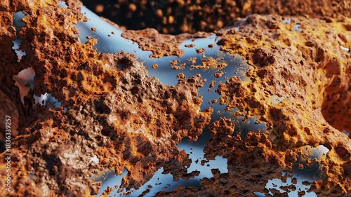 Corroding Cellular Rust Oxidative Stress Time-Lapse