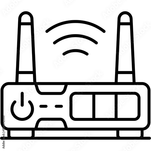 Modem Outline Icon