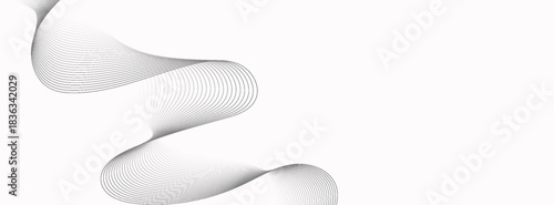 Modern vector background with grey wavy lines. modern, illustration, eps10