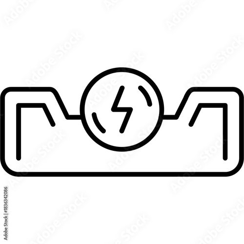 Dock Cradle Outline Icon