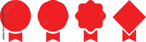 Percentage badge vector icon Discount icon Shopping Sale label Shopping Sale label.