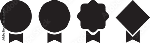 Percentage badge vector icon Discount icon Shopping Sale label Shopping Sale label.