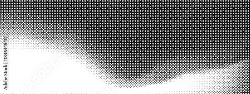 Gradient bitmap game with pixel bit and bg black for dither 8 background. Pattern seamless technology and halfton arcade with speckle mosaic and wallpaper tone illustration. Tile horizontal and spread