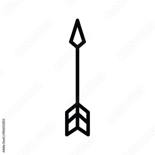 Minimalist Arrow Line Icon