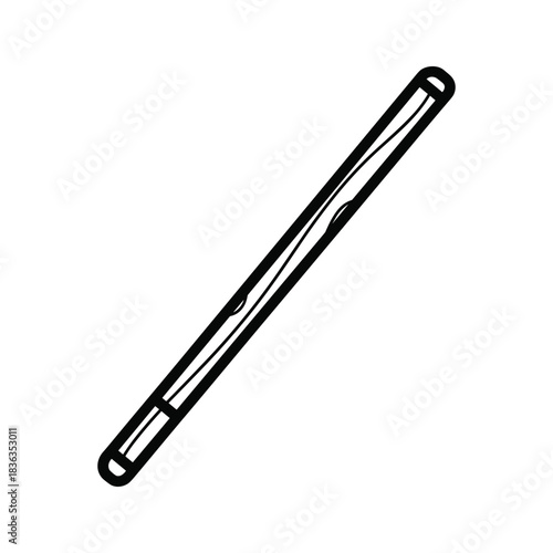 Linear Light Bulb Outline Icon Vector