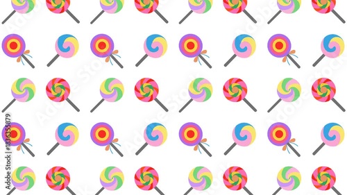 colorful lollipop