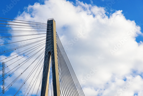 Suspension details of the Helgelandsbrua in Norway