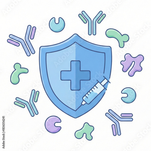 Boost your immunity with vaccines and shield your health, empowering protection against diseases with advanced medical science and antibody defense system
