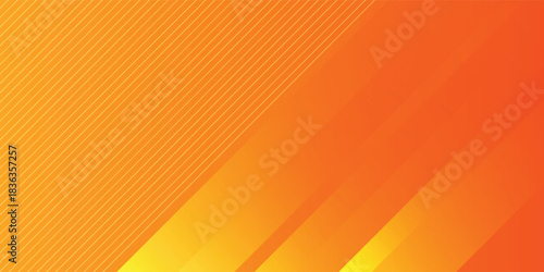 Abstract orange background with diagonal lines. Dynamic shapes composition. wiht a modern concept style