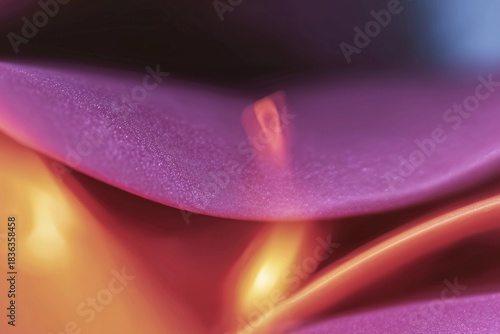 Abstract soft-focus colorful shapes