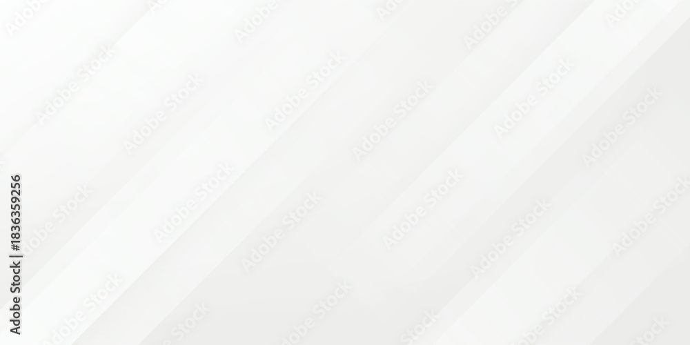 Fototapeta premium 3D white geometric abstract background overlap layer on bright space with rounded rhomb effect decoration. eps 10
