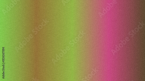 Noisy texture shows smooth gradations from light green to pink and darker brown background