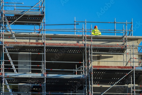 construction site in the city