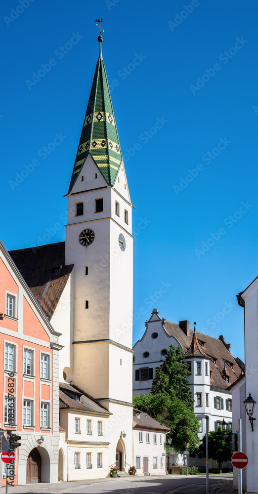 Obraz premium Historic church of Pappenheim