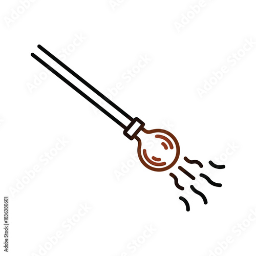 Glass Blowing Pipe Icon