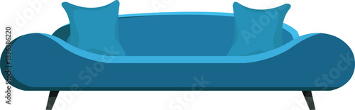 Modern Style Sofa Vector Design