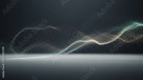 Abstract Subtle Holographic Dust Particles Texture Background