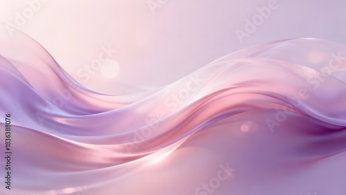 Soft flowing fabric in shades of pink and purple creating a smooth and elegant abstract design