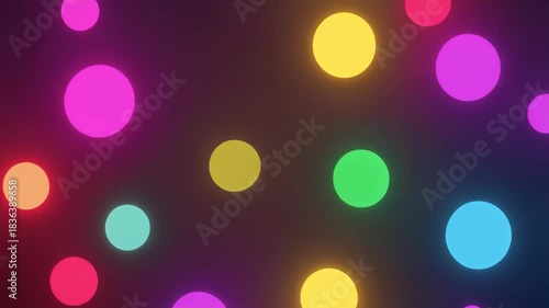 カラフルな光の背景