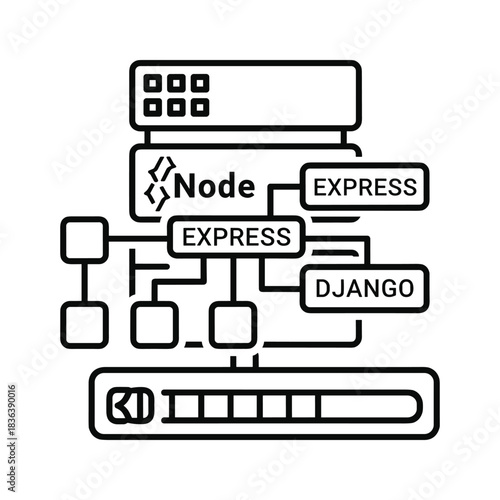 Web Backend Architecture with Node.js, Express, and Django