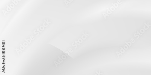 Smooth elegant white silk vector or satin luxury cloth texture background. White gray satin texture that is white silver fabric silk background. Soft shiny creased satin fabric folding texture. Vector