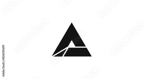 Free Download Abstract Triangle Logo Design Modern and Minimalist. - GFXLoad
