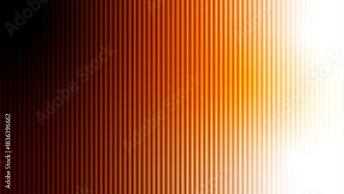 Dark Orange Motion Gradient Background, Abstract Ribbed Glass Effect, Vector Illustration