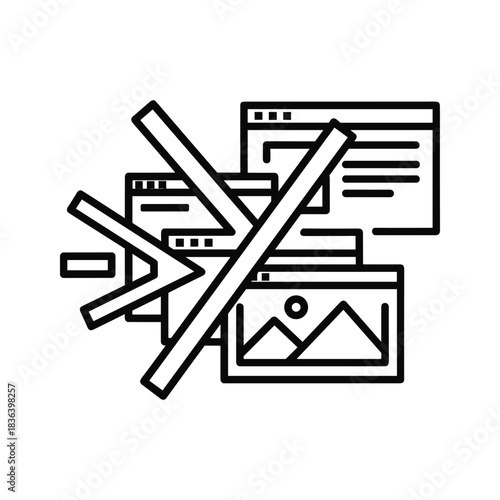 Content and Media Blocking Icon