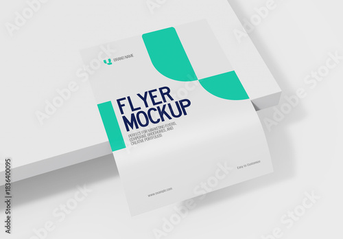 Isolated Flyer Mockup
