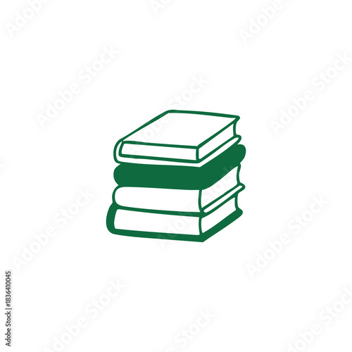 Stack of Books Illustration