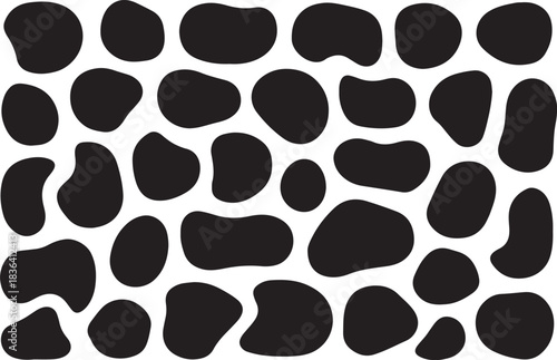 Collection of speech bubble shape vector illustration thought bubble comic shape communication d
