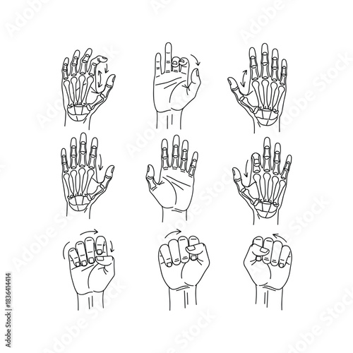 Remove edge eraser illustration in different colors and styles