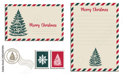 christmas postage stamps
