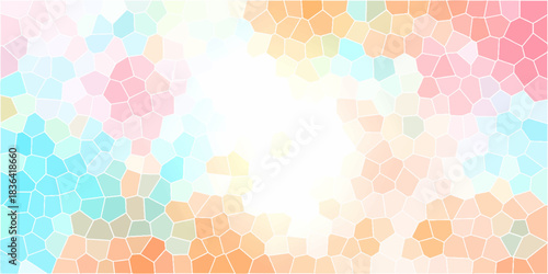 light colorful pastel blue crystallize abstract background in light sweet vector illustration.black stoke colors stone tile pattern. Cement kitchen decor. abstract mosaic polygonal vector background .