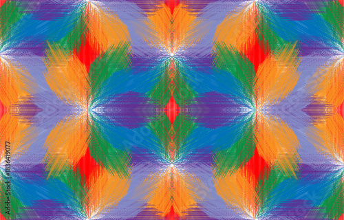 ikat pattern figure tribal  geometric ethnic oriental pattern traditional on background.Aztec style,embroidery,abstract,vector illustration.design for texture,fabric,clothing,wrapping,carpet.