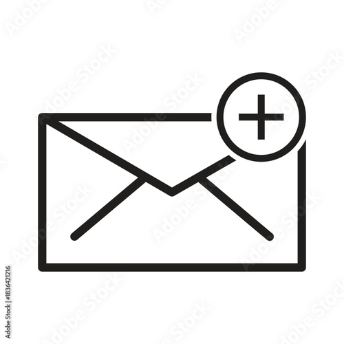 Secure Mail line icon. Email symbol. Line. Classic Secure Mail icon.