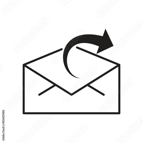 Secure Mail line icon. Email symbol. Line. Classic Secure Mail icon.