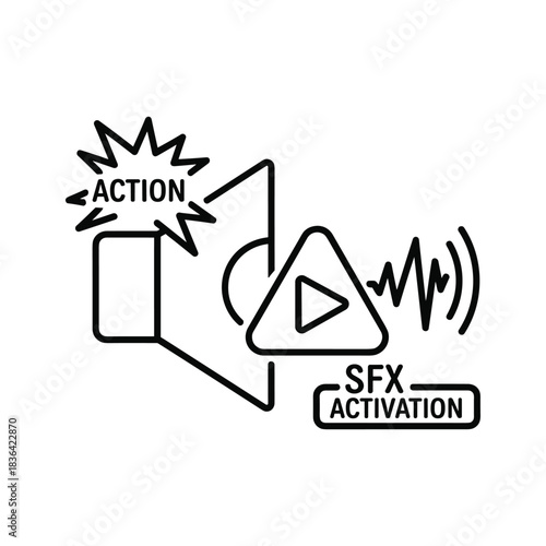 SFX Activation and Action Sound Effect Icon
