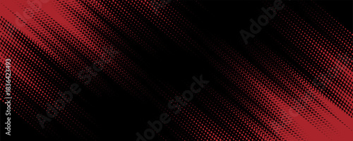 Halftone dots red and blue color pattern gradient grunge texture background. Dot pop art comic sport style vector illustration. modern background