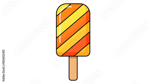 Refreshing Frozen Treat on a Stick Summer Dessert